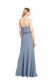 Affordable High Neck Sheath Sleeveless Stretch Crepe Prom Dress UK