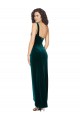Affordable One Shoulder Velvet Front Wrap Prom Dress  UK